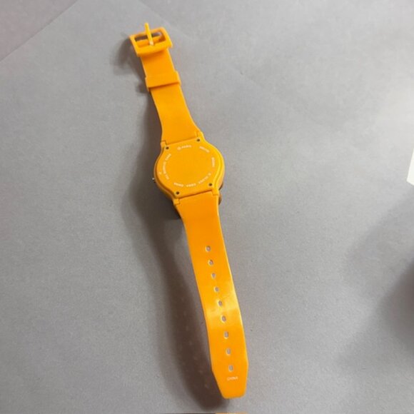 Vintage Garfield Watch Wristwatch Paws Gluck Flip Top Teddy Bear Cartoon Retro - Picture 4 of 5